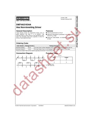 DM74AS1034AN datasheet  